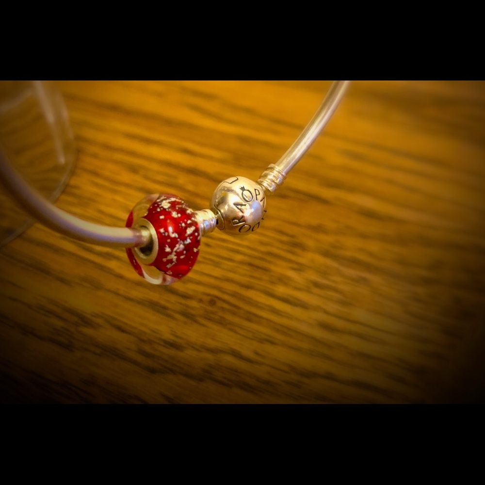 Chamilia Murano Glass Red Bead for Pandora